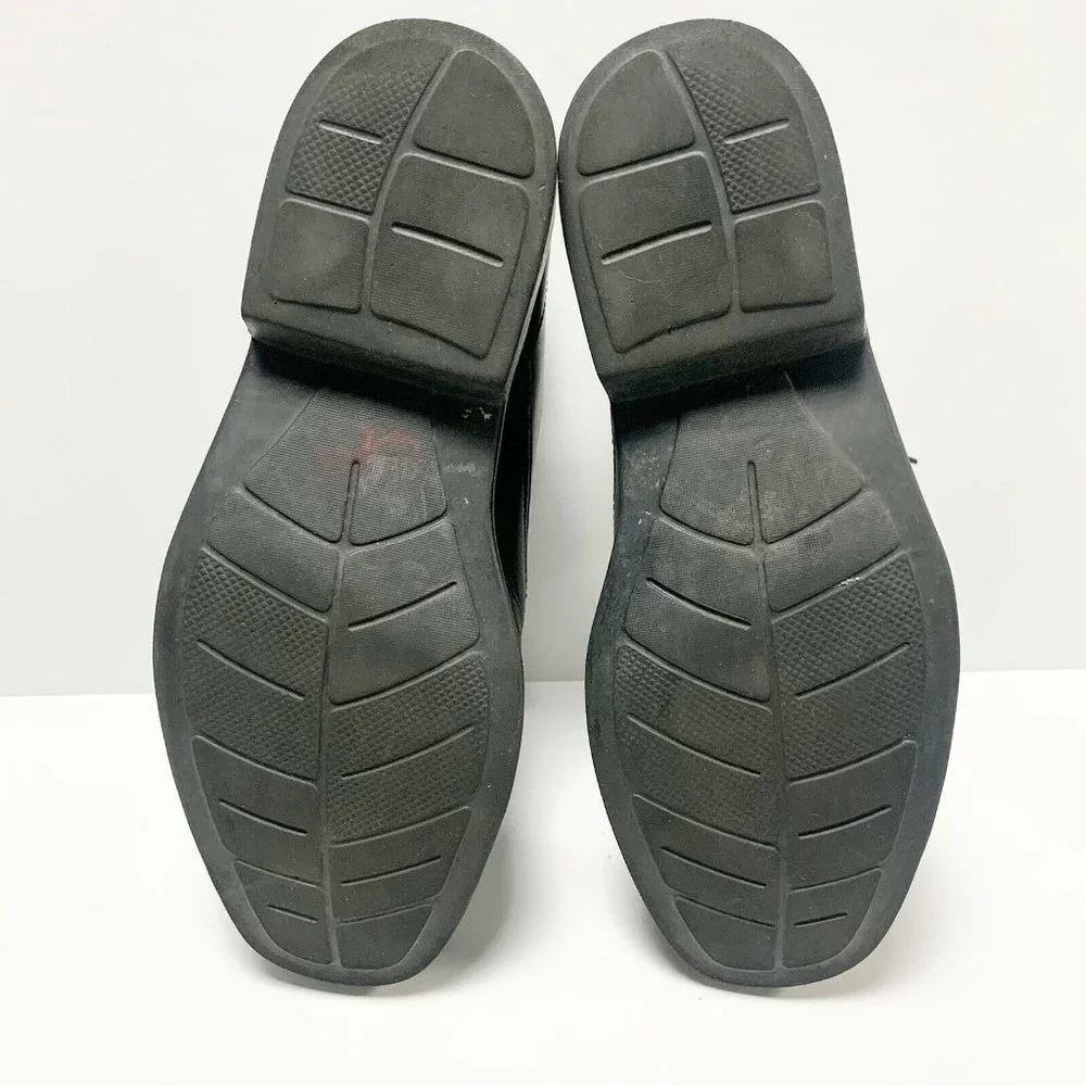 Men 8 Bostonian Lites Black Lace Dress Shoes